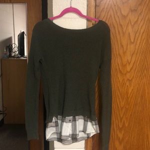 Hollister Sweater with Flannel